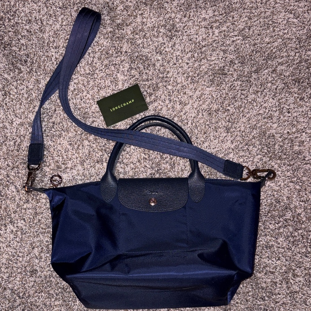 Longchamp Dark Blue Shoulder Bag